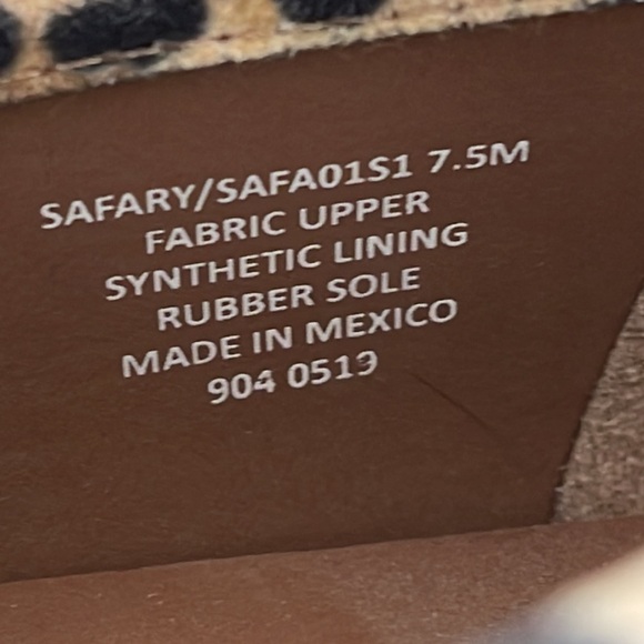 STEVE MADDEN SAFARY LEOPARD ANIMAL PRINT SLIP-ON SNEAKER SIZE 7.5 - Picture 12 of 13